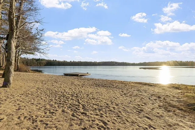 a view of an ocean beach