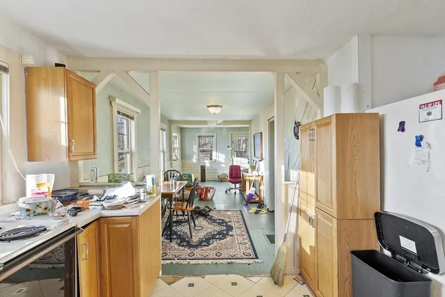 a very nice looking room with a large window