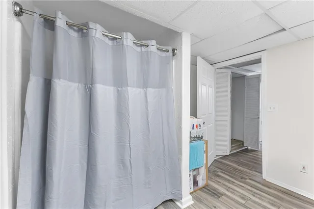 a view of walk in closet