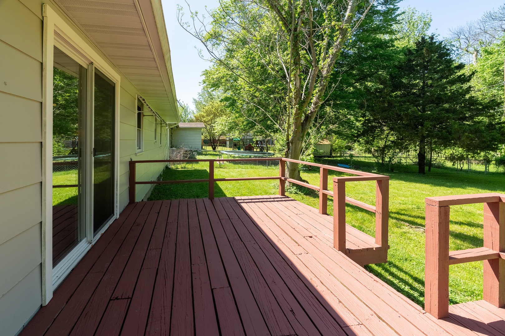 1307 North 16th Street Murphysboro, IL 62966 - Photo 21 of 27 a view of balcony with wooden floor and outdoor space