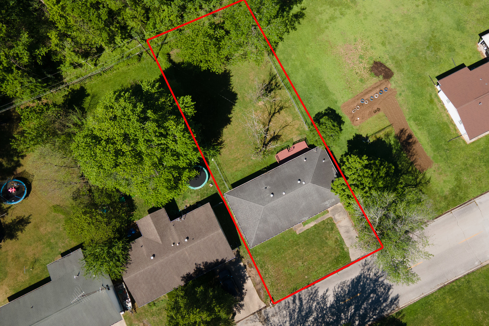 1307 North 16th Street Murphysboro, IL 62966 - Photo 25 of 27 an aerial view of a house