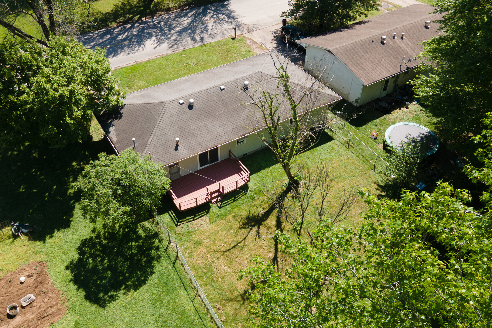 1307 North 16th Street Murphysboro, IL 62966 - Photo 27 of 27 an aerial view of a house with a yard swimming pool a patio and yard