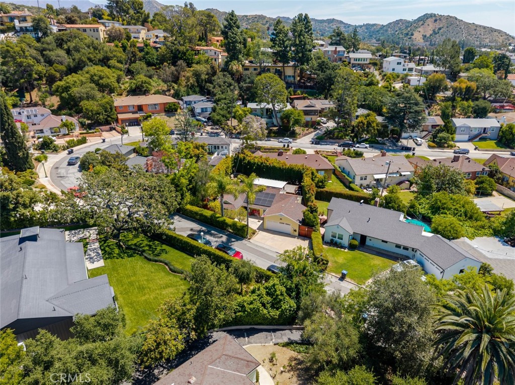 660 Woodbury Road Glendale, CA 91206 - Photo 45 of 45 an aerial view of residential houses with outdoor space