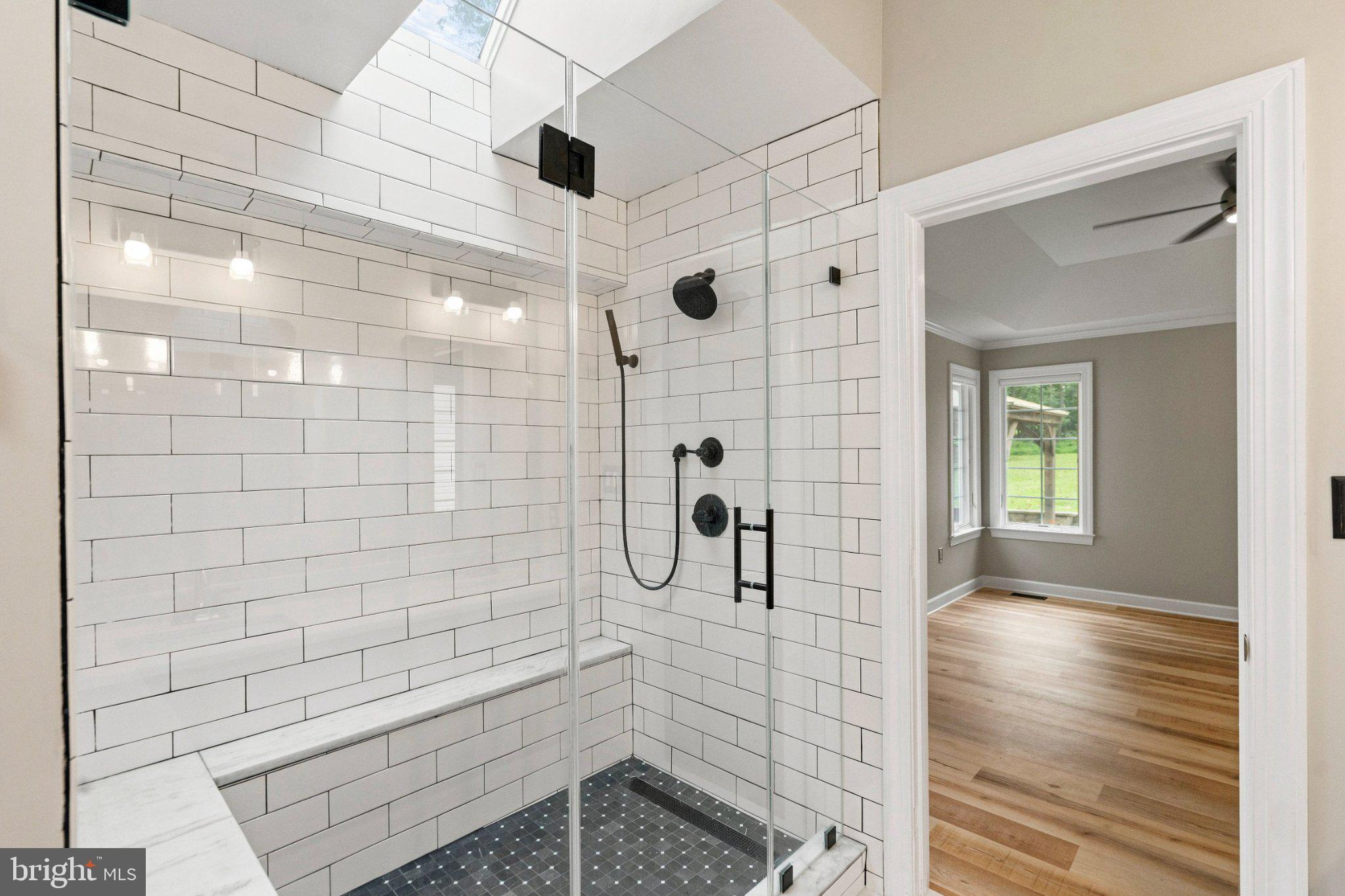 41433 Red Hill Road Leesburg, VA 20175 - Photo 23 of 45 Primary Ensuite Bath with Glass Enclosed Shower