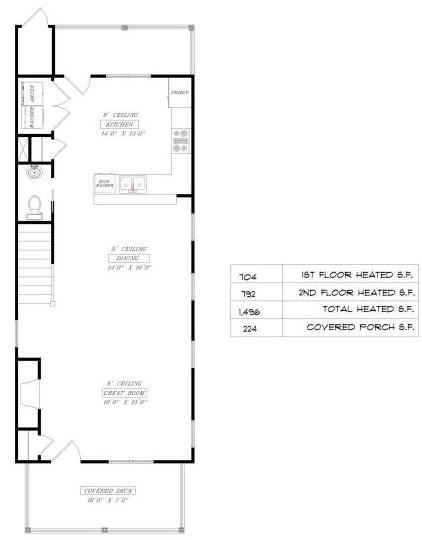 209 Springwood Way Southern Pines, NC 28387 - Photo 11 of 12 floorplan
