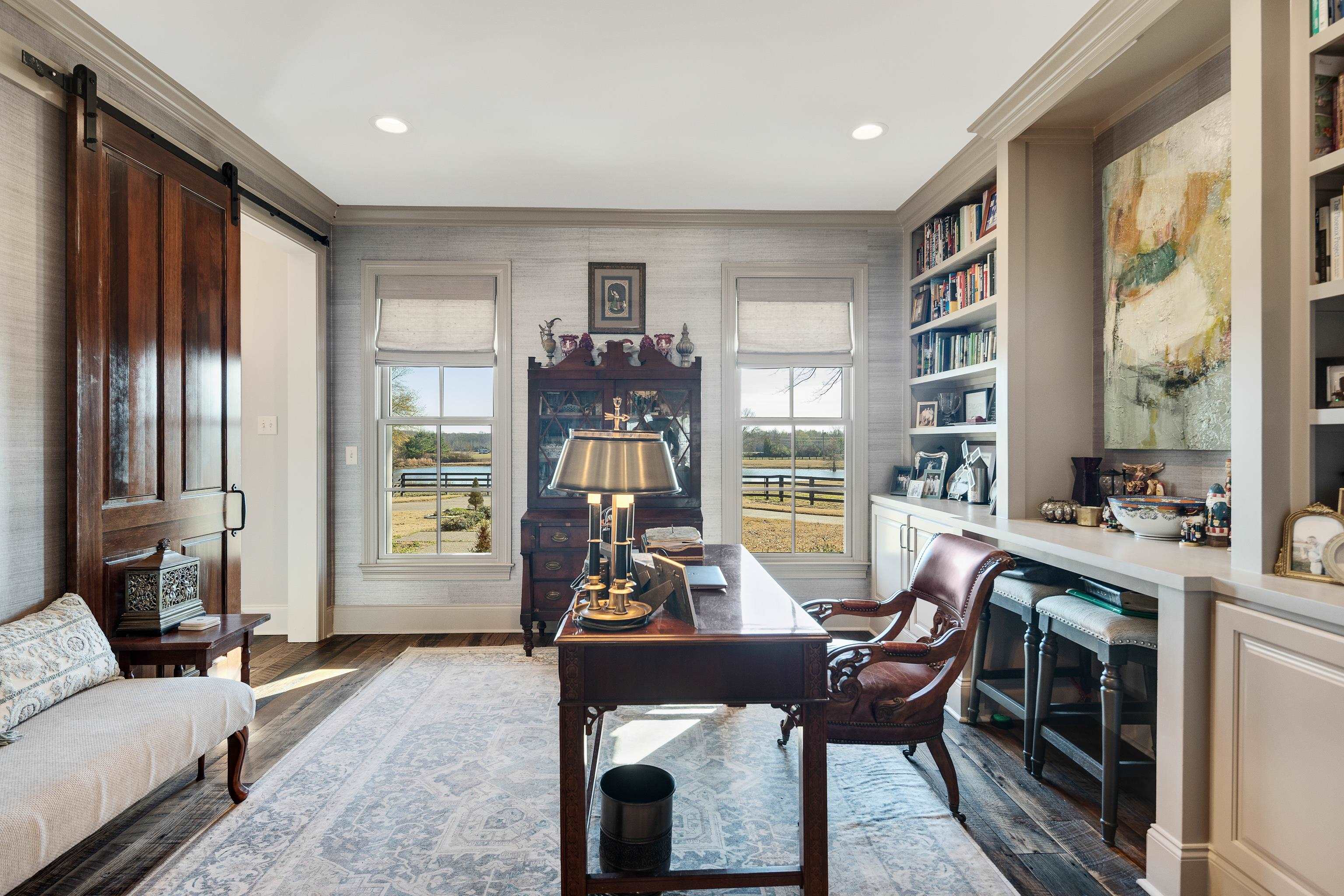 6085 Yum Yum Road Somerville, TN 38068 - Photo 17 of 40 a living room with furniture and a floor to ceiling window