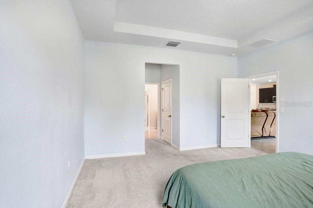 16619 Goose Ribbon Place Wimauma, FL 33598 - Photo 16 of 38 a bedroom with a bed and cabinets