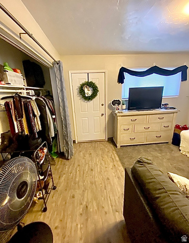 640 East 600 North Logan, UT 84321 - Photo 5 of 20 Bedroom featuring a closet and light wood-style floors
