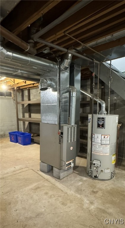 4307 Candlelight Lane Clay, NY 13090 - Photo 30 of 31 Full basement with Gas furnace and HWH