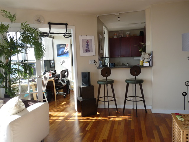 655 West Irving Park Road, Unit 4317 Chicago, IL 60613 - Photo 8 of 25 a view of a living room with furniture and floor to ceiling window