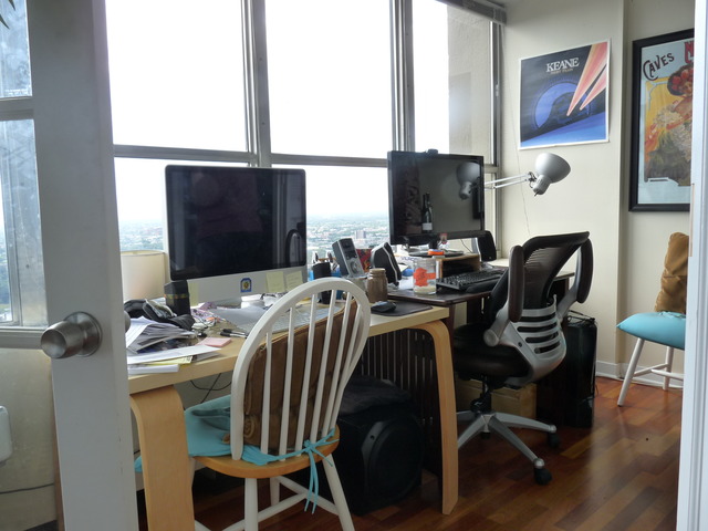 655 West Irving Park Road, Unit 4317 Chicago, IL 60613 - Photo 10 of 25 a view of a workspace with furniture and a window