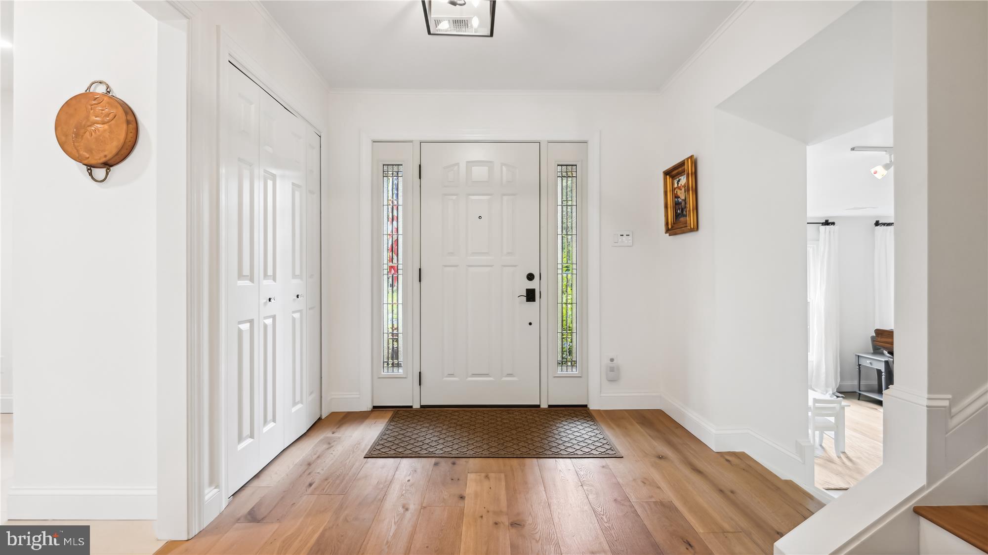 11803 Grey Birch Place Reston, VA 20191 - Photo 13 of 44 Foyer wide-plank French white oak engineered wood
