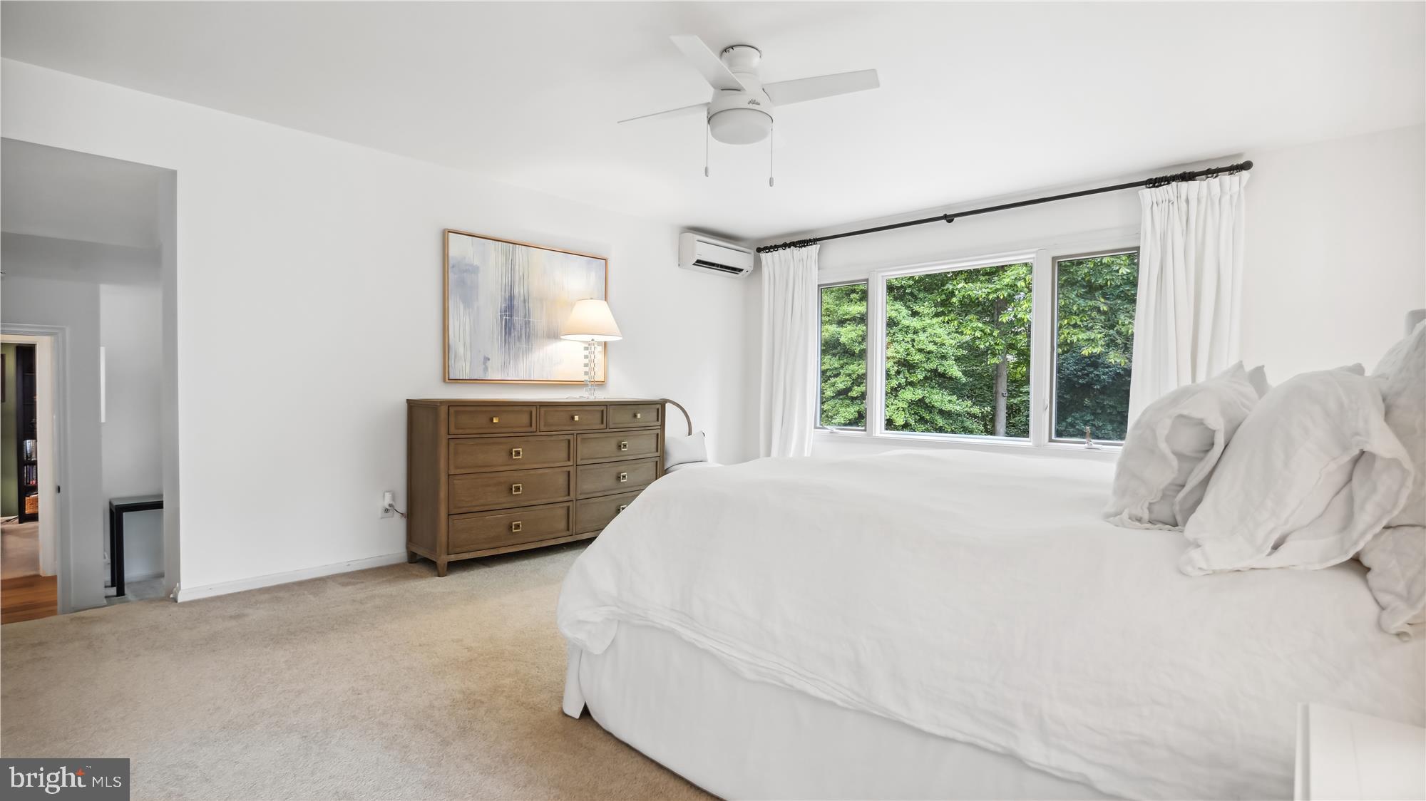 11803 Grey Birch Place Reston, VA 20191 - Photo 28 of 44 Primary BR ceiling fan and large casement windows