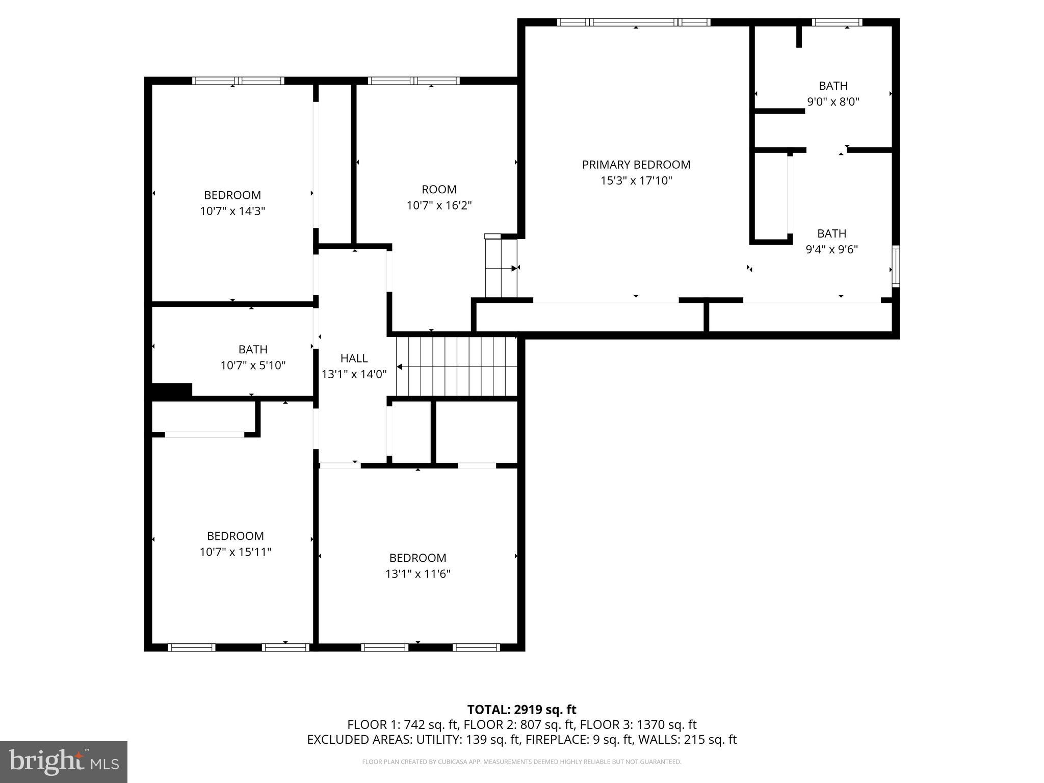 11803 Grey Birch Place Reston, VA 20191 - Photo 43 of 44 Floor plans BR level