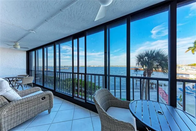 a view of outdoor space with seating area