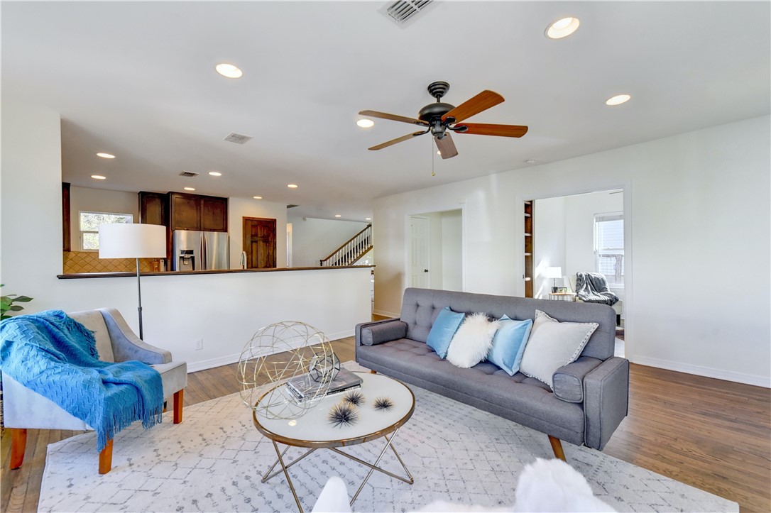 218 Fletcher Street Austin, TX 78704 - Photo 1 of 1 Soft, neutral colored walls compliment the light colored wood flooring