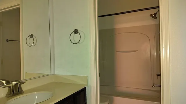 a close view of a sink in a bathroom