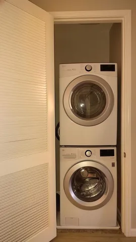 a view of a room with door