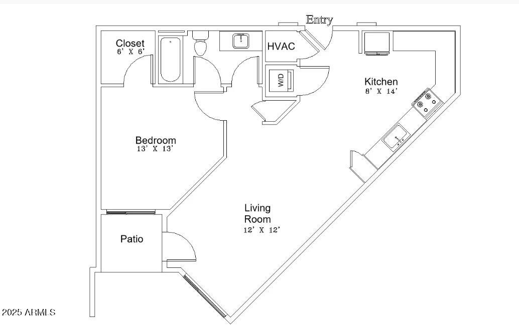 4949 North 7th Street, Unit A5 Phoenix, AZ 85014 - Photo 16 of 16 Floorplan
