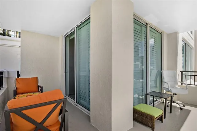 a room with furniture and a window