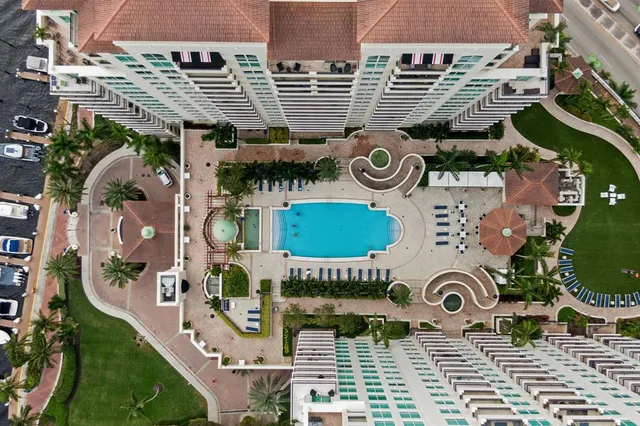 a view of a city with tall buildings