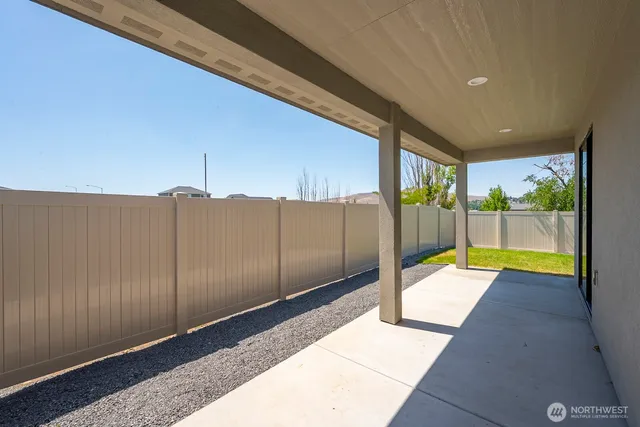 a view of balcony with furniture