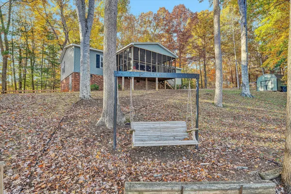 a view of a lake with a mountain
