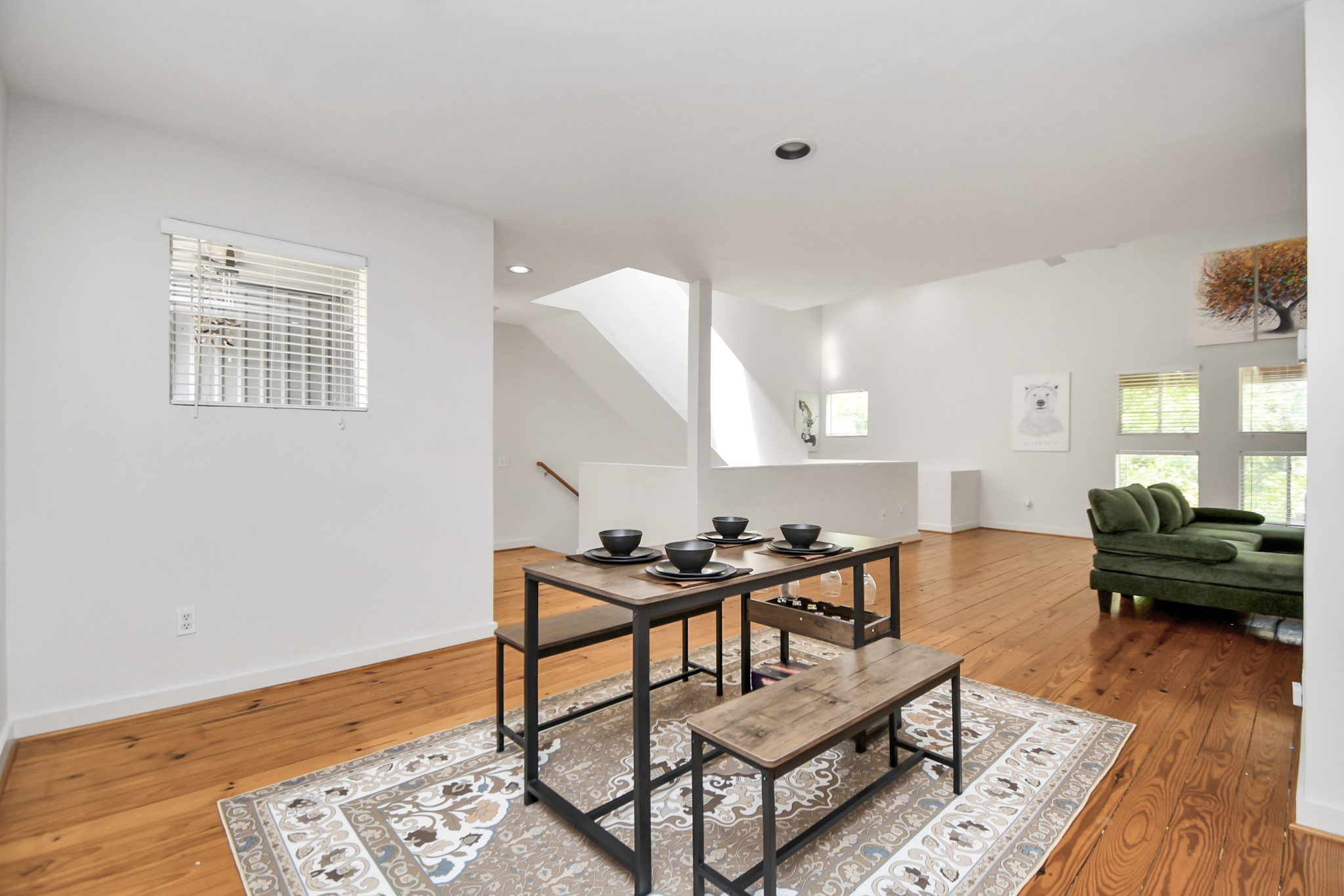 1806 Drew Street Houston, TX 77004 - Photo 5 of 17 a living room with furniture and wooden floor