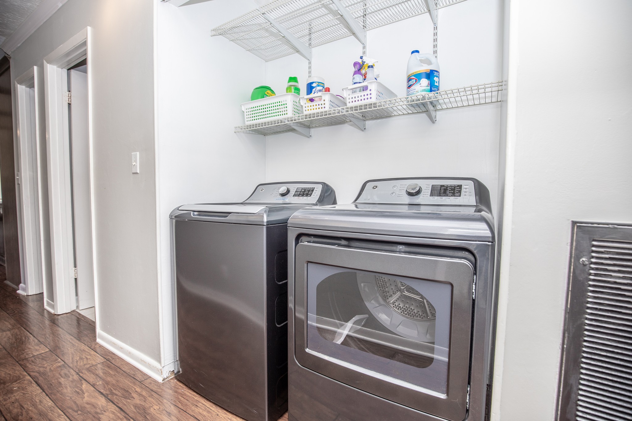 385 Lee Road Cottontown, TN 37048 - Photo 21 of 34 a utility room with dryer and washer
