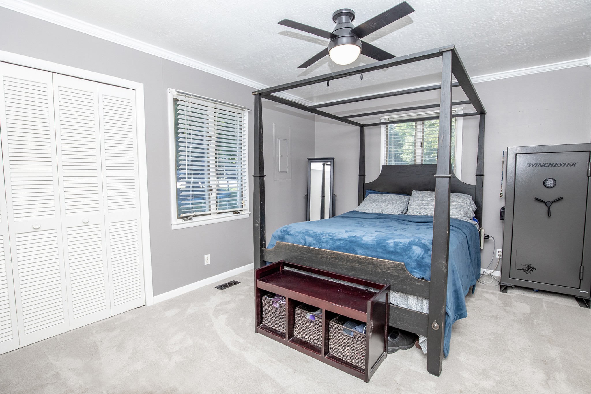 385 Lee Road Cottontown, TN 37048 - Photo 24 of 34 a bedroom with a bed and a window