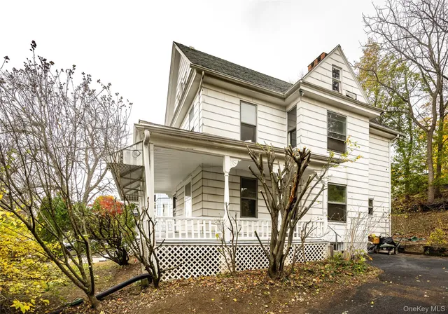 a view of a house with a door