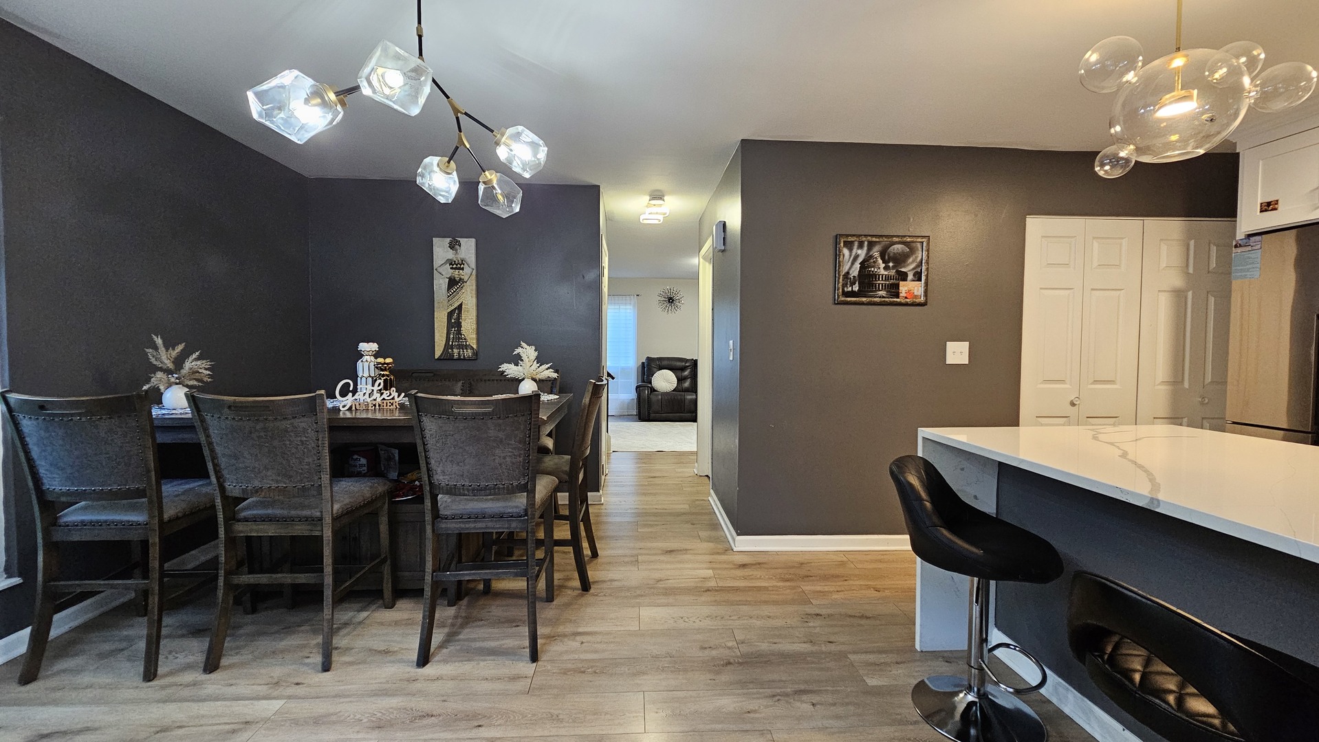 16 Forest Lane Cary, IL 60013 - Photo 20 of 50 a view of a dining room with furniture and wooden floor