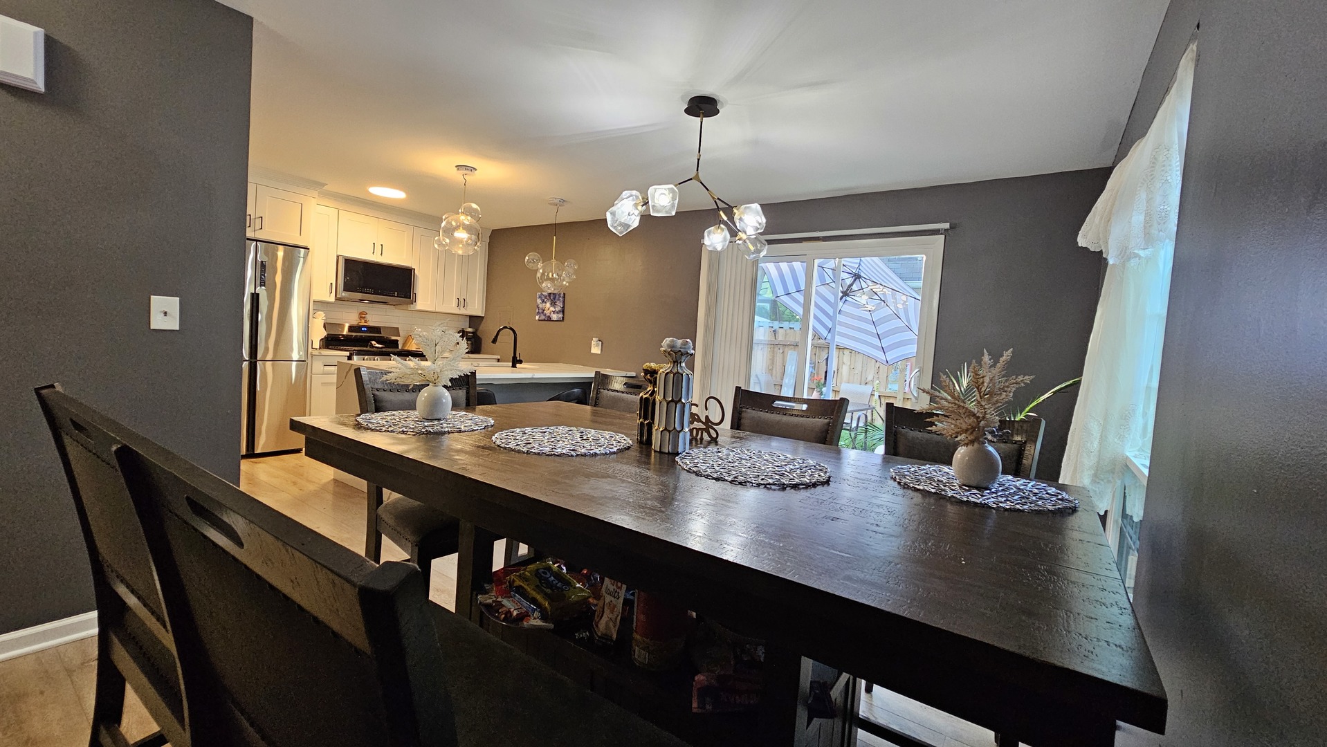 16 Forest Lane Cary, IL 60013 - Photo 10 of 50 a kitchen with counter space dining table and chairs