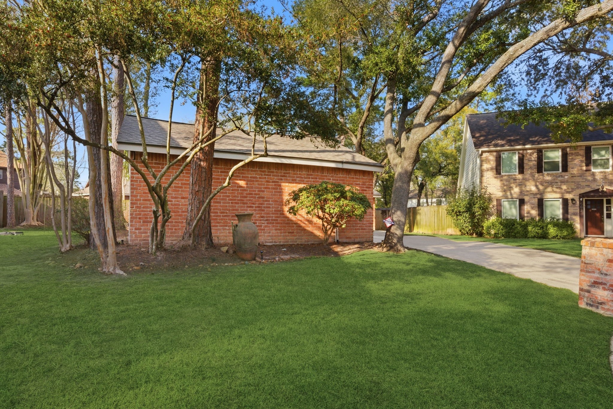 506 Willow Wisp Circle Spring, TX 77388 - Photo 37 of 38 a view of a yard with a house