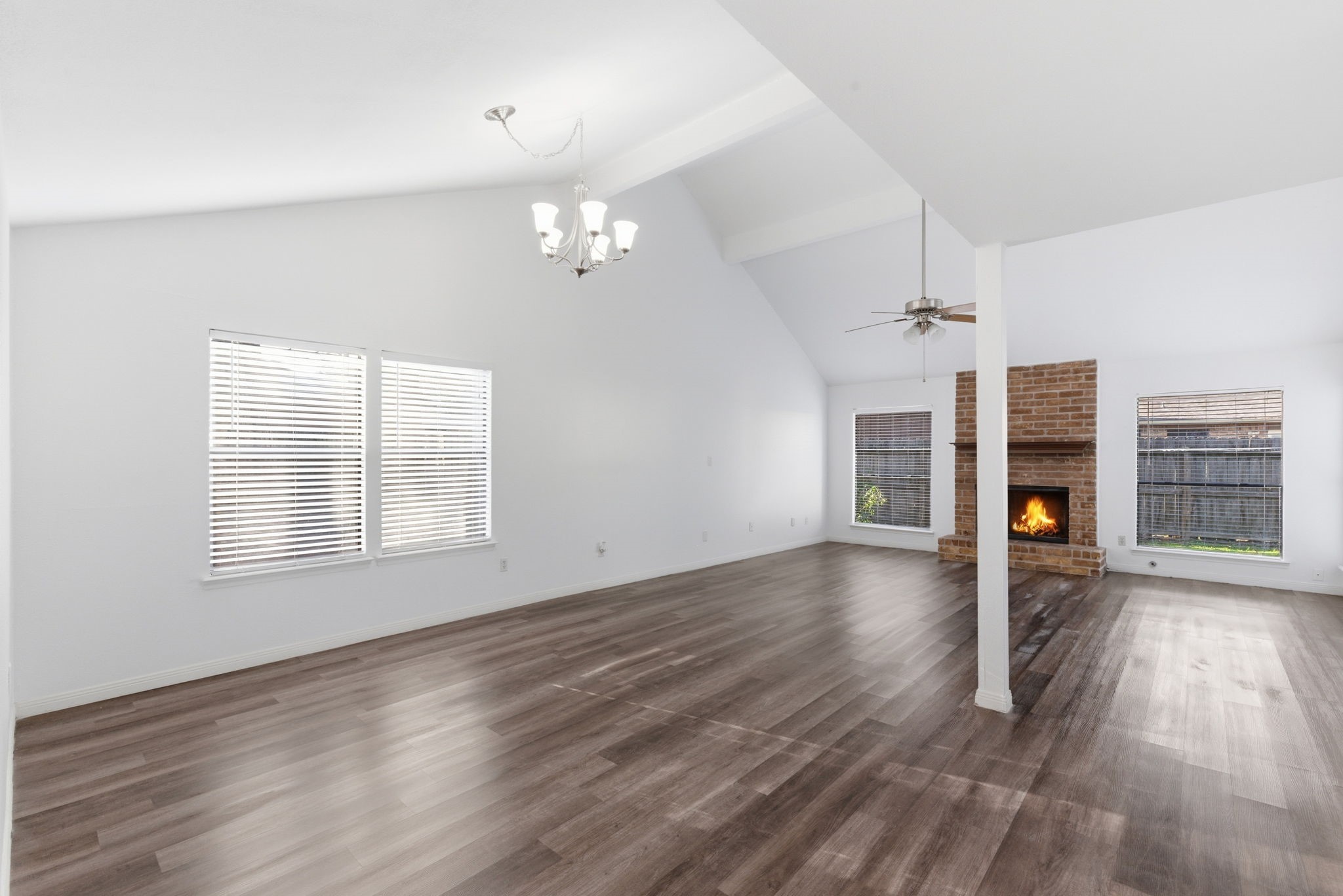 506 Willow Wisp Circle Spring, TX 77388 - Photo 5 of 38 wooden floor in an empty room with a window