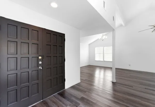 wooden floor in an empty room