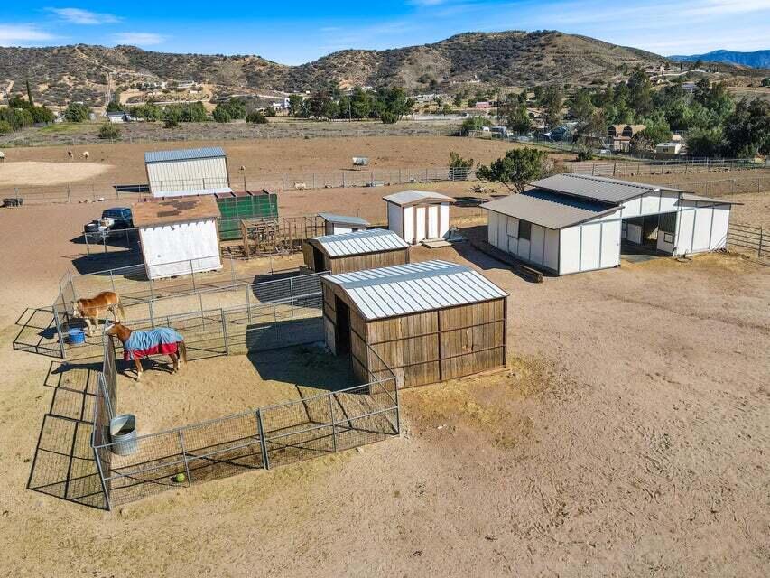 5600 Shannon Valley Road Acton, CA 93510 - Photo 49 of 54 5600p aerial horsie structures cluster