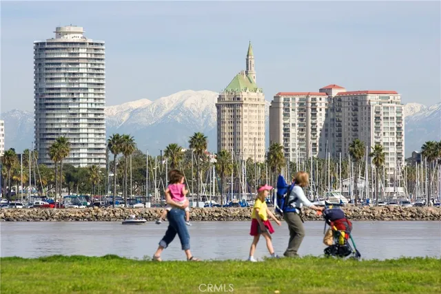a ocean view with beach
