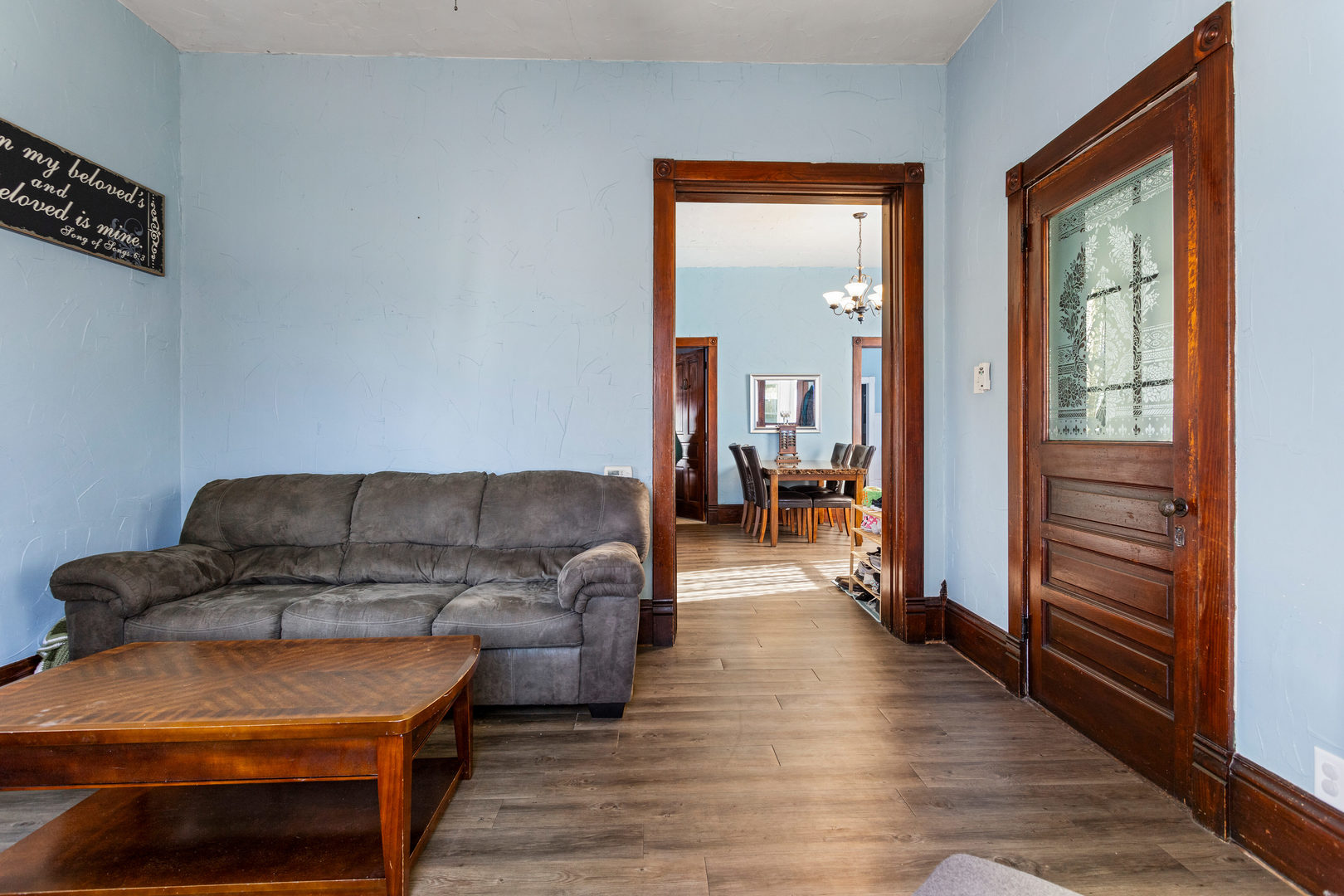 457 South Independence Street Monticello, IL 61856 - Photo 15 of 33 a living room with furniture and a wooden floor