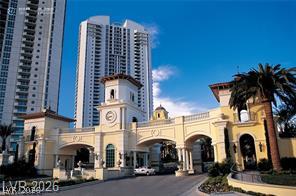 2747 Paradise Road, Unit 1706 Las Vegas, NV 89109 - Photo 29 of 35 An impressive, arched stone entryway welcomes residents to this towering high-rise community.