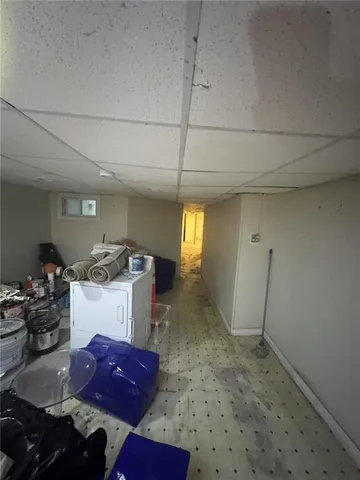 a room with storage and utility