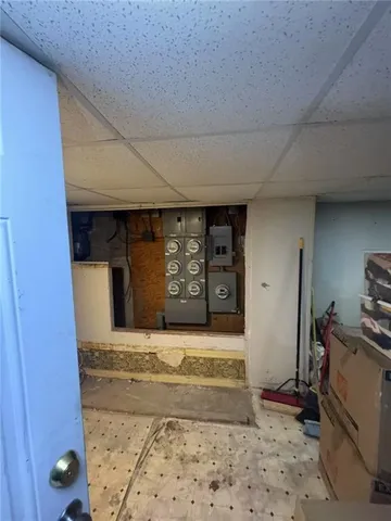 a view of a entryway of a house