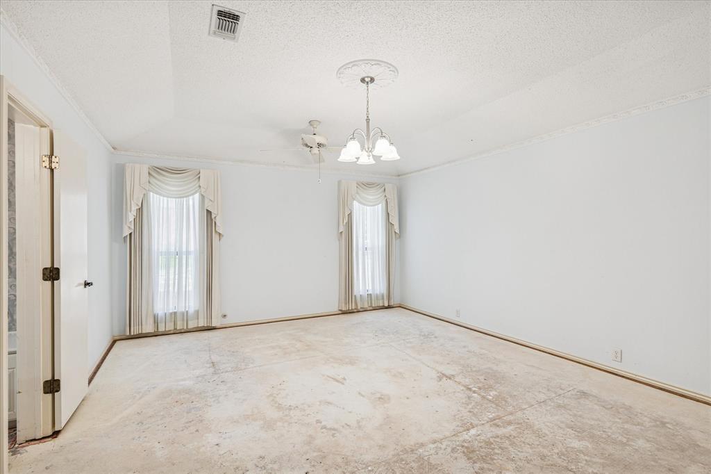 805 Newport Road Fort Worth, TX 76120 - Photo 20 of 27 a view of a chandelier in big room and chandelier