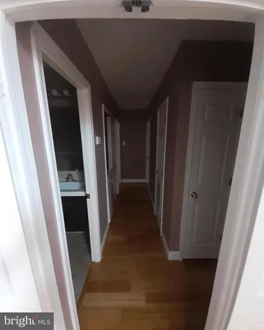 view of a room with door