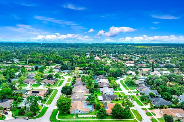 a view of a big yard