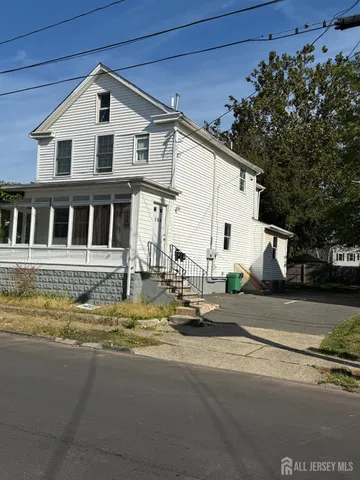 a view of a house with a street view