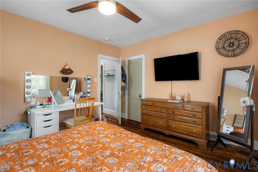 2519 Maplewood Road Henrico, VA 23228 - Photo 20 of 41 a bedroom with a bed and flat screen tv