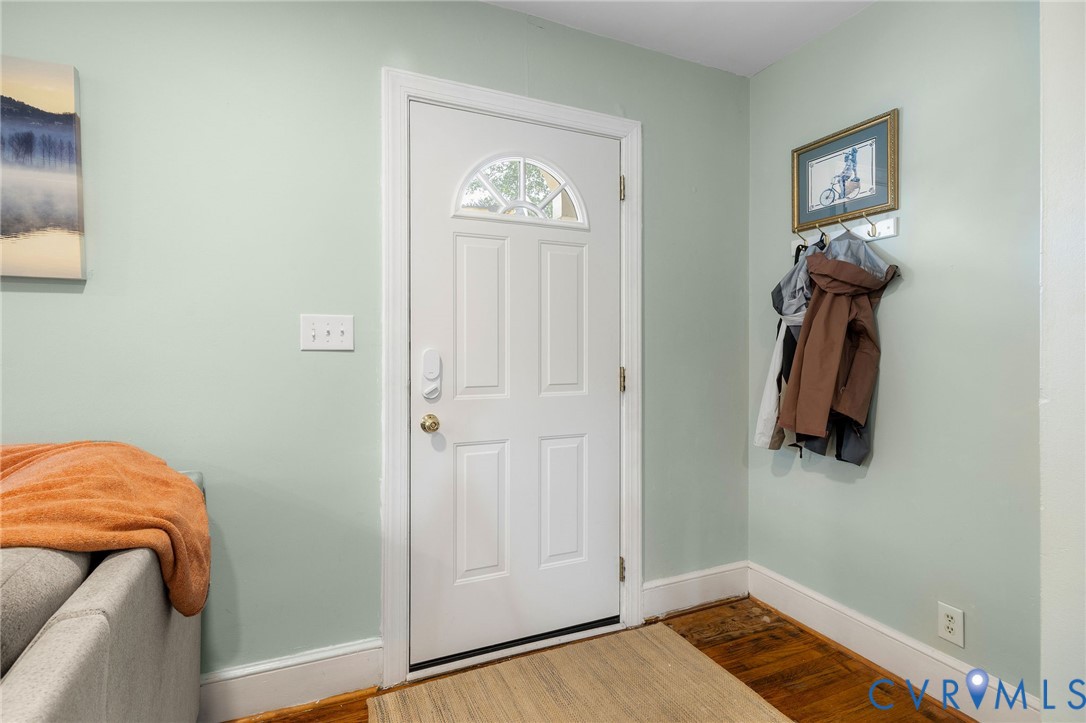 2519 Maplewood Road Henrico, VA 23228 - Photo 6 of 41 a view of front door with wooden floor