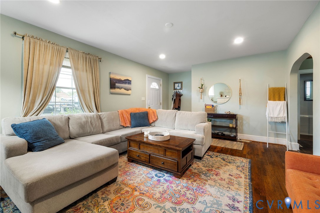 2519 Maplewood Road Henrico, VA 23228 - Photo 9 of 41 a living room with furniture and a large window