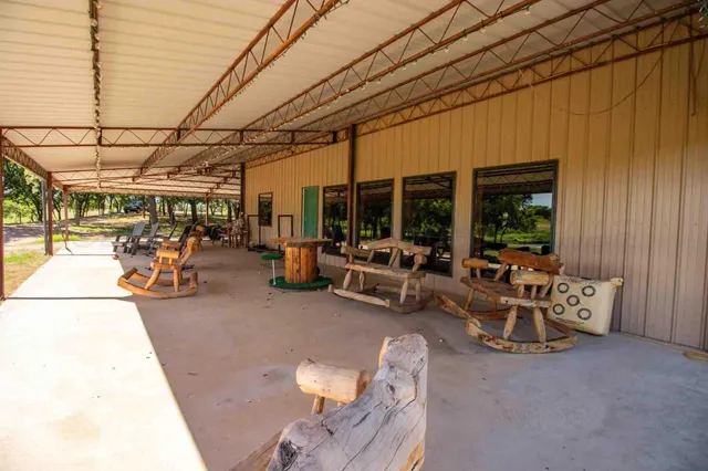 a view of outdoor space and deck